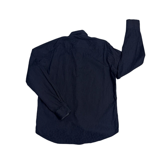 Tailorbyrd® Black Textured Formal Shirt 🖤(L)