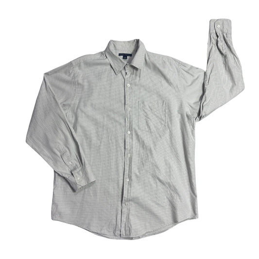 Banana Republic® Grey Micro Check Formal Shirt(L)