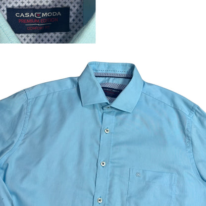 Casa Moda® Sky Blue Formal Shirt(L)