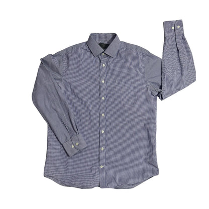 M&S® Navy Check Formal Shirt(L)