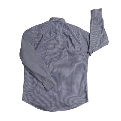 M&S® Navy Check Formal Shirt(L)