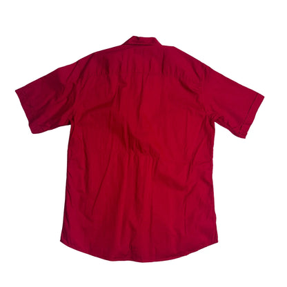 Basic-Line® Red Casual Short Sleeve Shirt(L)