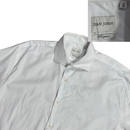 Dan John® White Regular Formal Shirt 🤍