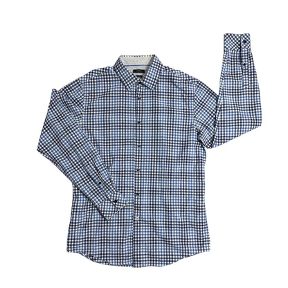 Esprit® Blue Check Slim Fit Shirt 🔵(M)