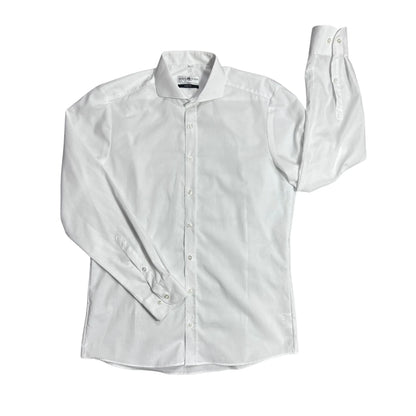 Royal Class® White Body Fit Formal Shirt 🤍(M)