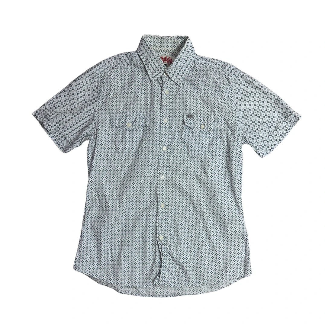 Tom Tailor® White Printed Casual Shirt 🌿(M)