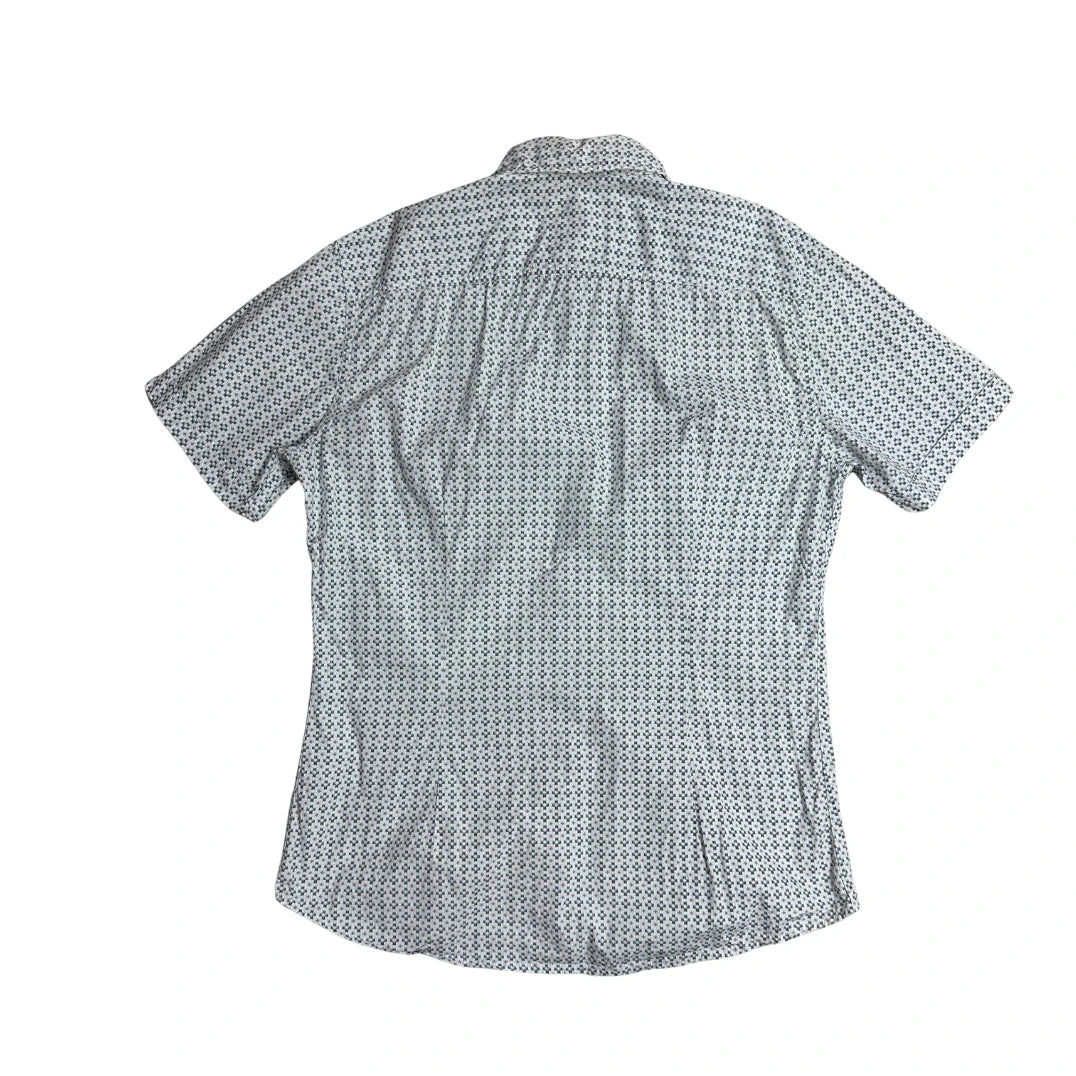 Tom Tailor® White Printed Casual Shirt 🌿(M)