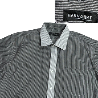 Banashirt® Black Striped Casual Shirt 🖤(XL)