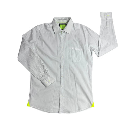 Duke of Dunbar® White Slim Fit Dress Shirt(XL)