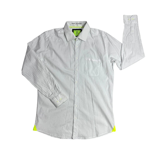 Duke of Dunbar® White Slim Fit Dress Shirt(XL)