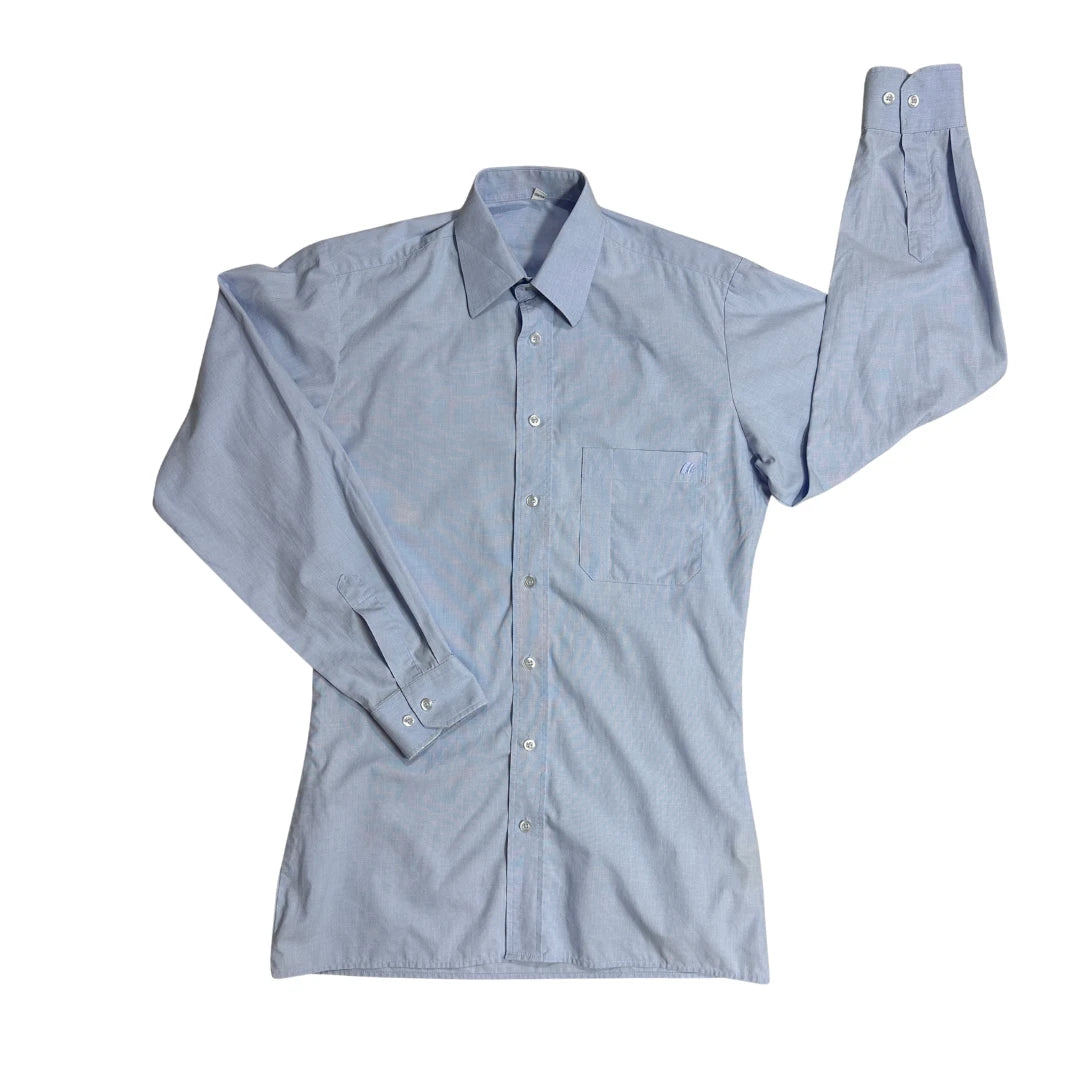 Light Blue Pocket Formal Shirt(M)