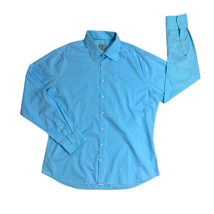 Seidensticker® Sky Blue Formal Dress Shirt(XL)