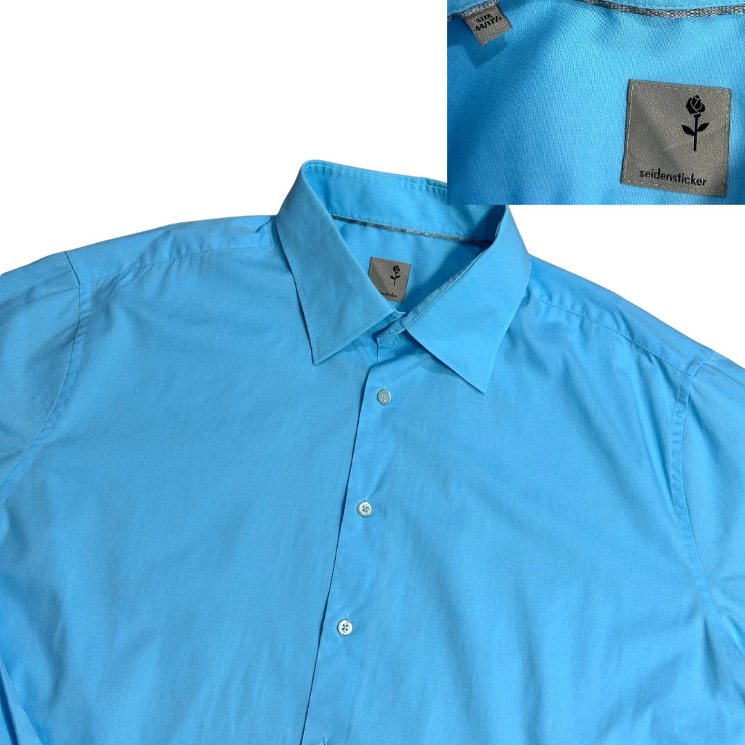 Seidensticker® Sky Blue Formal Dress Shirt(XL)