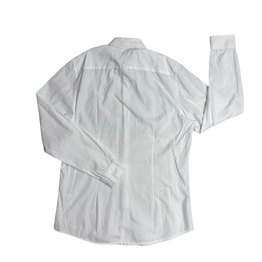 C&A® White Slim Fit Dress Shirt(M)