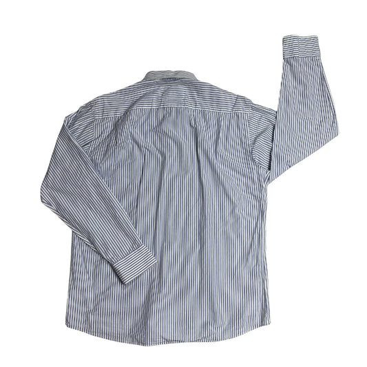 North Route® Blue White Striped Casual Shirt(XL)