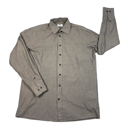 Kingfield® Taupe Formal Button-Up Shirt (XL)