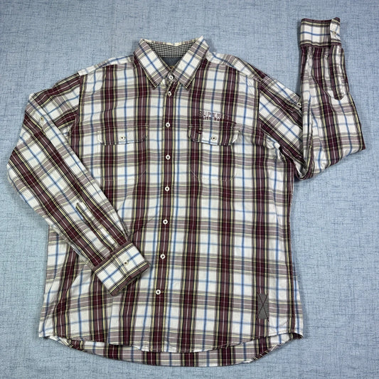 Camel Active® Multi-Color Plaid Utility Shirt(XL)