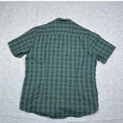 Charles Vögele® Green Short Sleeve Check Shirt(L)