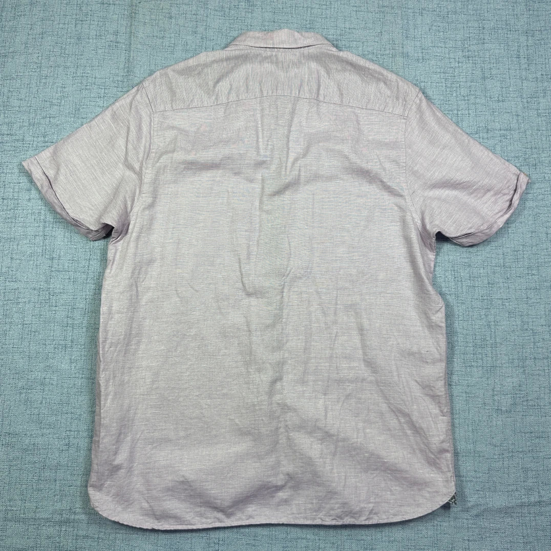 Ted Baker® Light Pink Short Sleeve Casual Shirt(L)