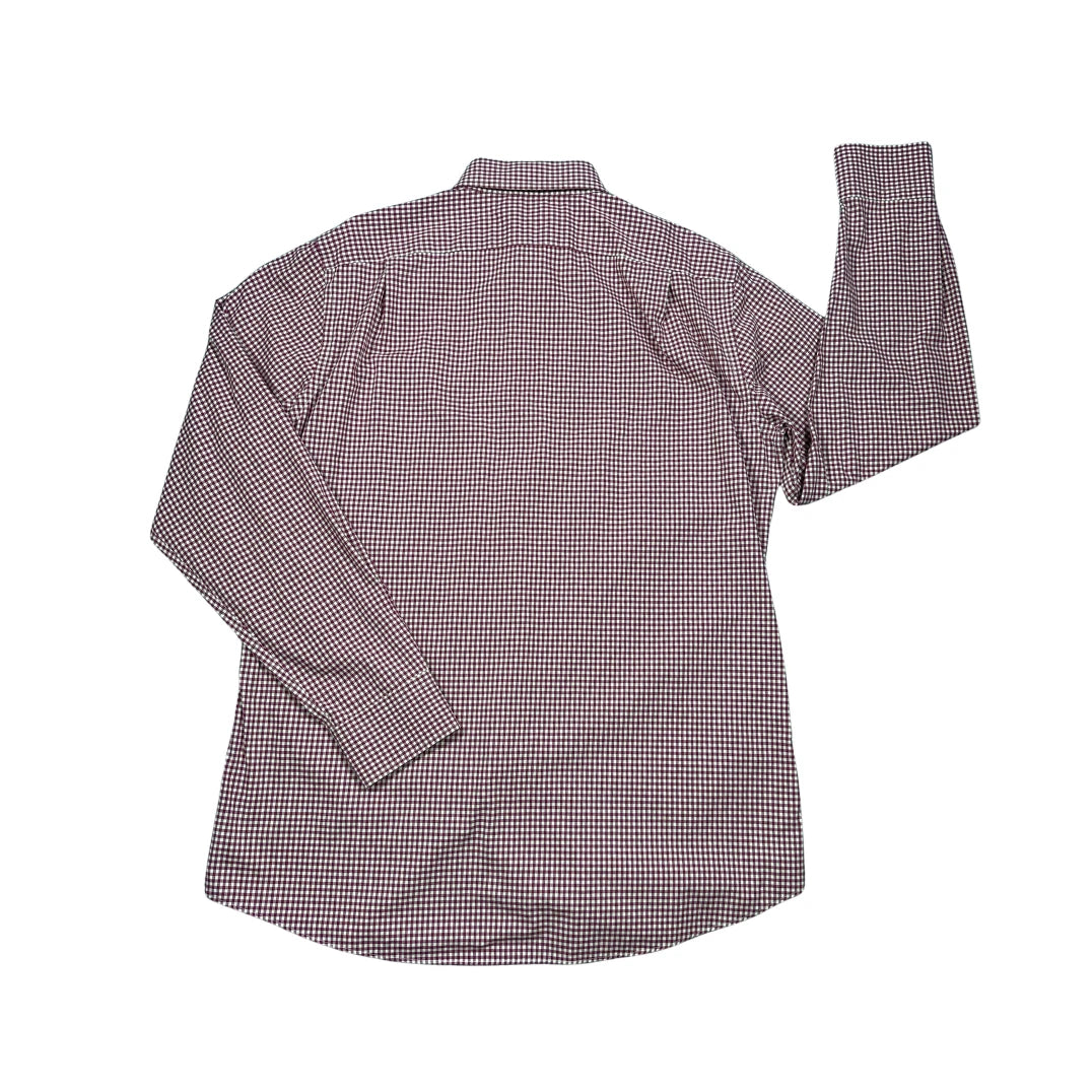 Ralph Lauren® Burgundy Check Formal Shirt(L)
