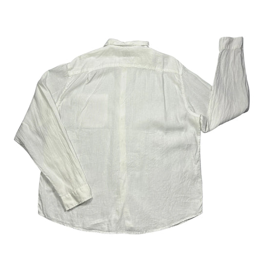 C&A® White Casual Linen Shirt(XL)