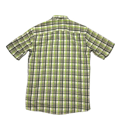 Jan Paulsen® Green Plaid Short Sleeve Shirt(M)