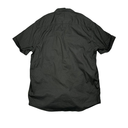 Identic® Black Casual Short Sleeve Shirt(M)