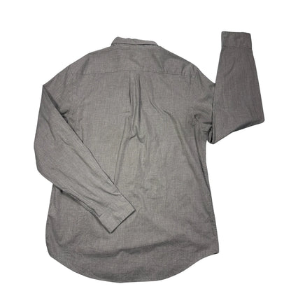 Old Navy® Grey Slim Fit Button-Down Shirt (L)