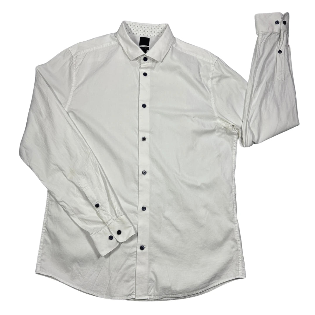 H&M® White Slim Fit Formal Shirt (L)