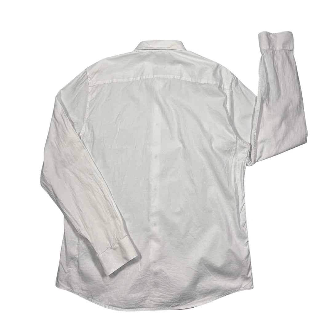 H&M® White Slim Fit Formal Shirt (L)