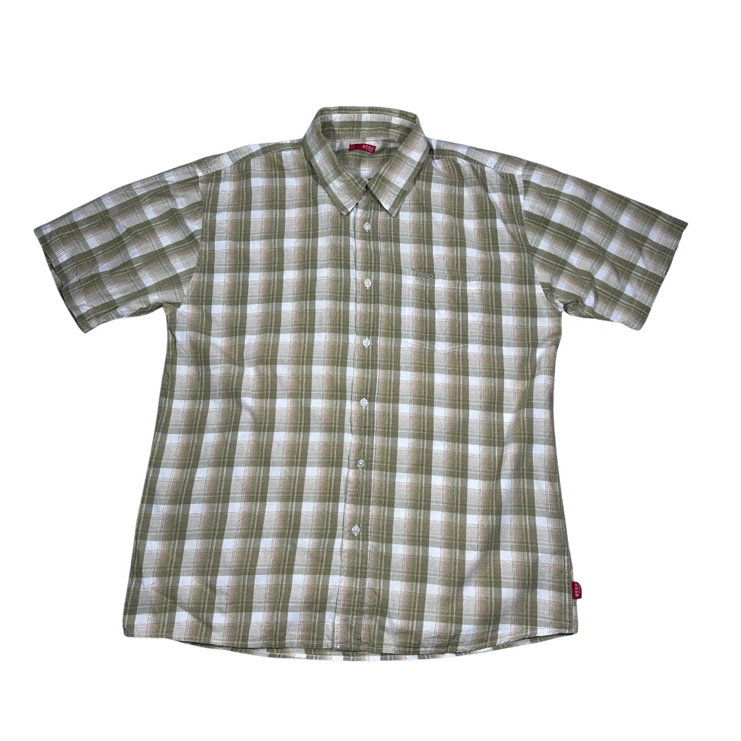 Hero® Olive Check Short Sleeve Shirt (XL)