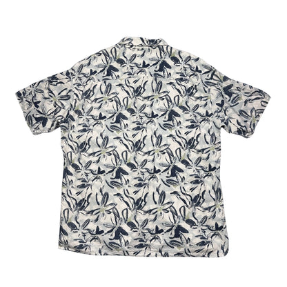 Jack & Jones® White Floral Print Short Sleeve Shirt 🌺(L)