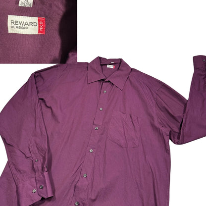 Reward® Maroon Classic Formal Shirt (XL)