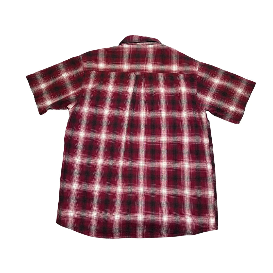 Worker® Red Plaid Short Sleeve Shirt (L)