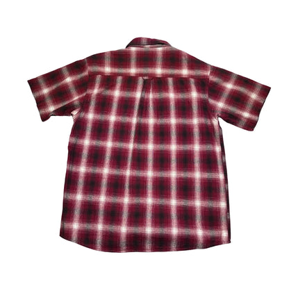 Worker® Red Plaid Short Sleeve Shirt (L)