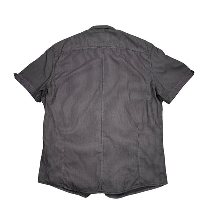URBNDIST® Grey Striped Utility Shirt (L)