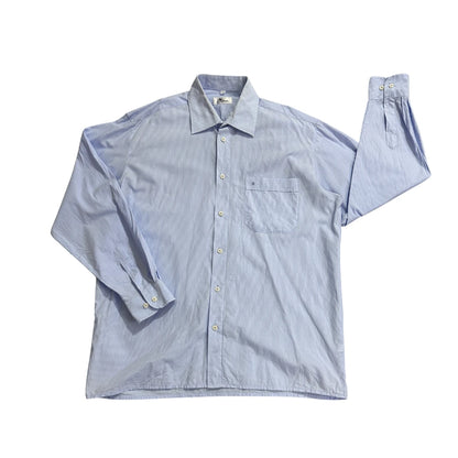 Camargue® Light Blue Striped Formal Shirt (XL)