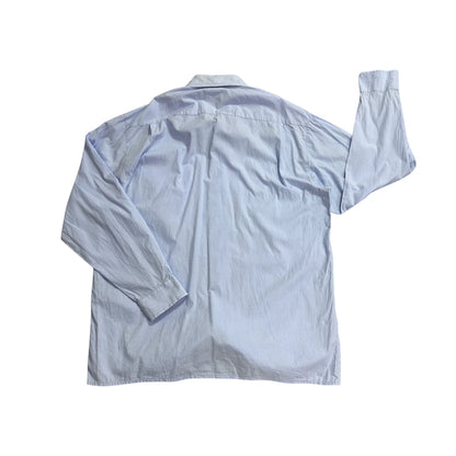 Camargue® Light Blue Striped Formal Shirt (XL)