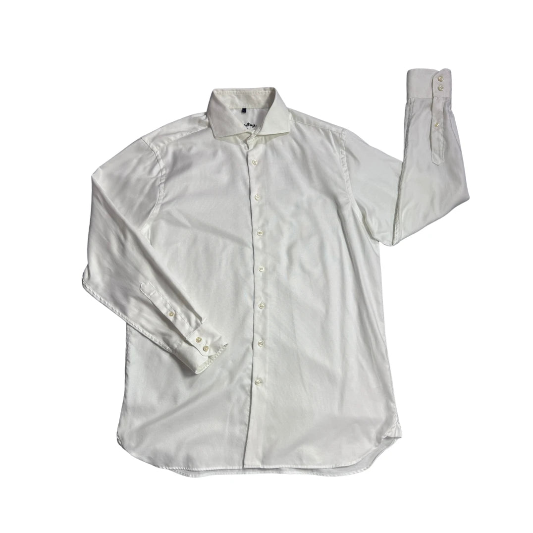 Christian Berg® White Two Ply Formal Shirt (L)