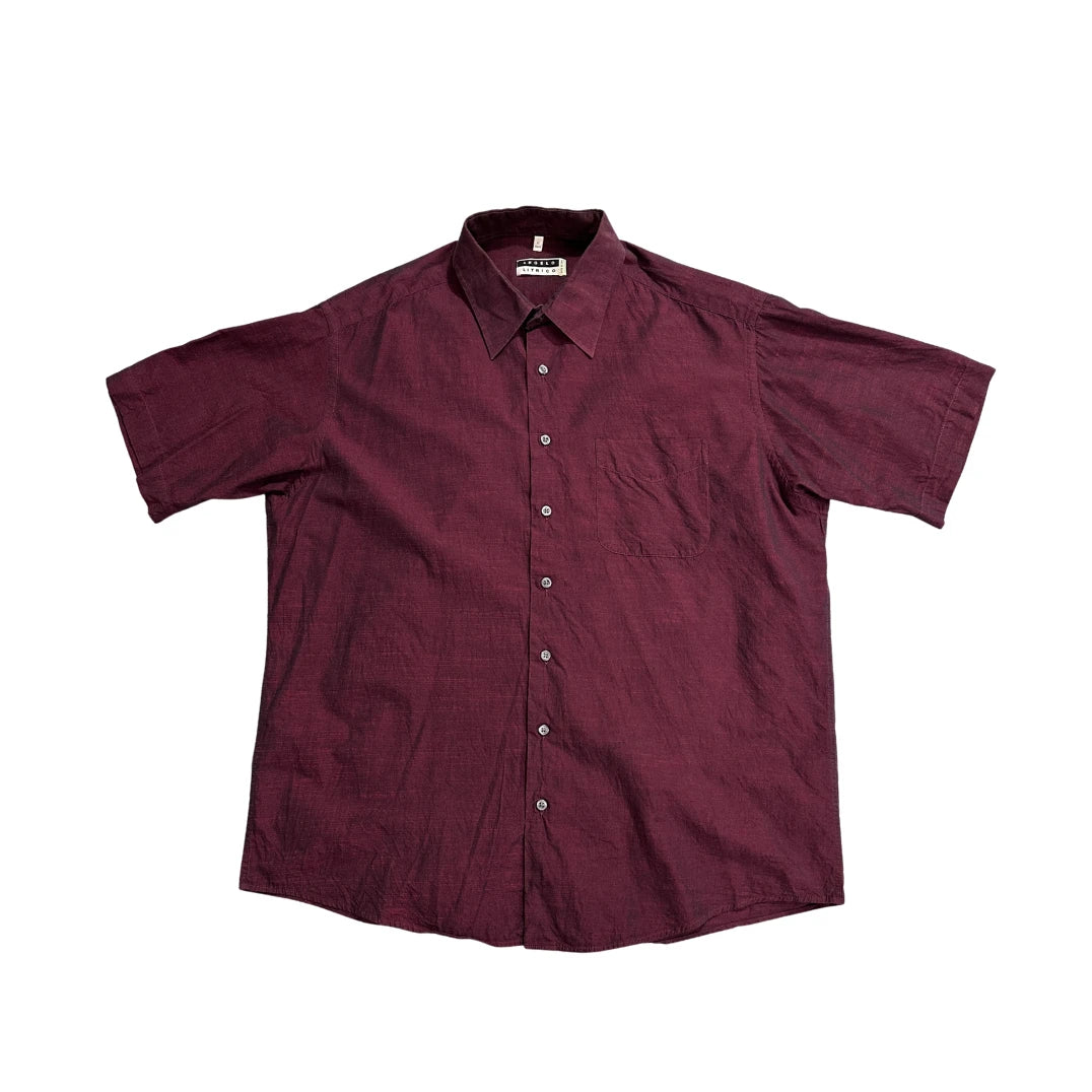 Angelo Litrico® Burgundy Short Sleeve Shirt (XL)
