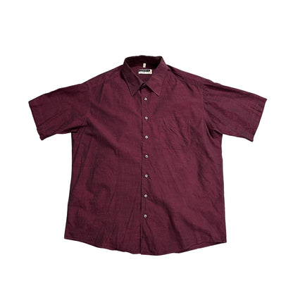 Angelo Litrico® Burgundy Short Sleeve Shirt (XL)