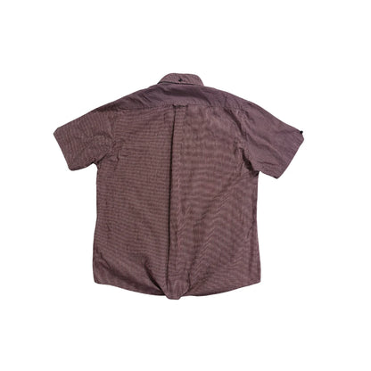 Ben Sherman® Maroon Micro Check Casual Shirt (M)