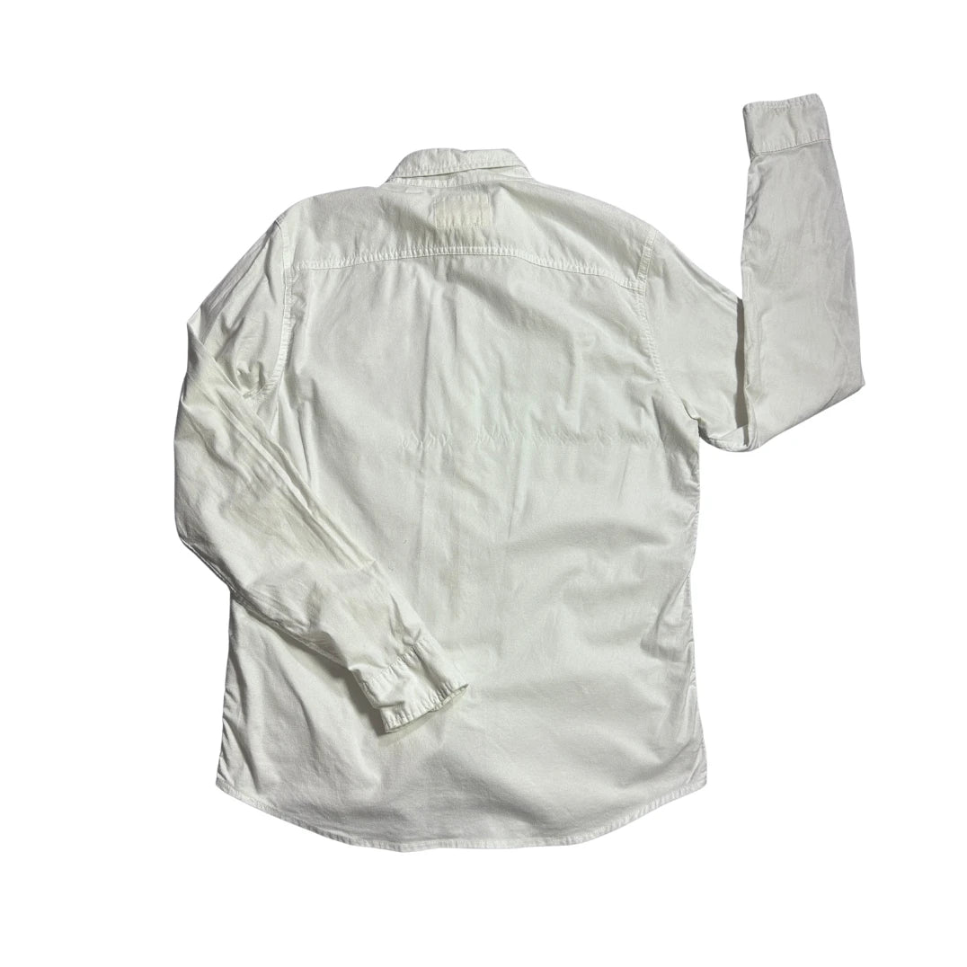 Hollister® White Stretch Casual Shirt (M)