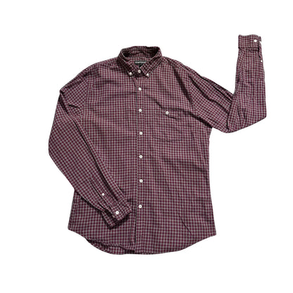 Express® Maroon Check Casual Shirt (M)