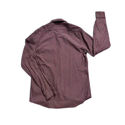 Express® Maroon Check Casual Shirt (M)