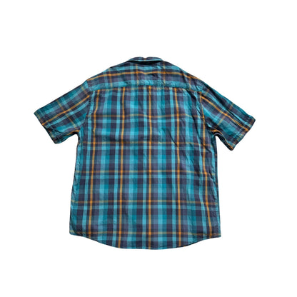 Watsons® Blue Plaid Short Sleeve Shirt (XL)