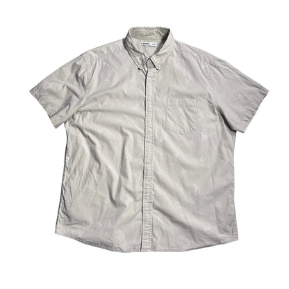 Sonoma® Light Grey Printed Casual Shirt (XL)