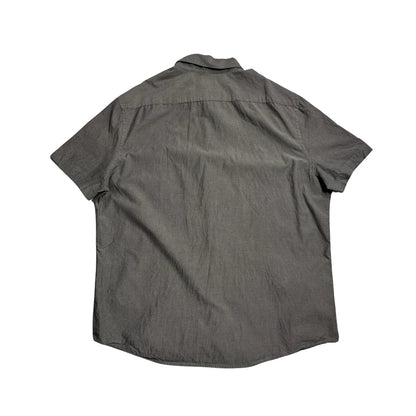 Express® Charcoal Short Sleeve Casual Shirt(L)
