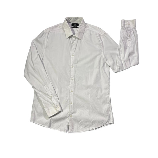 C&A® White Slim Fit Dress Shirt(L)