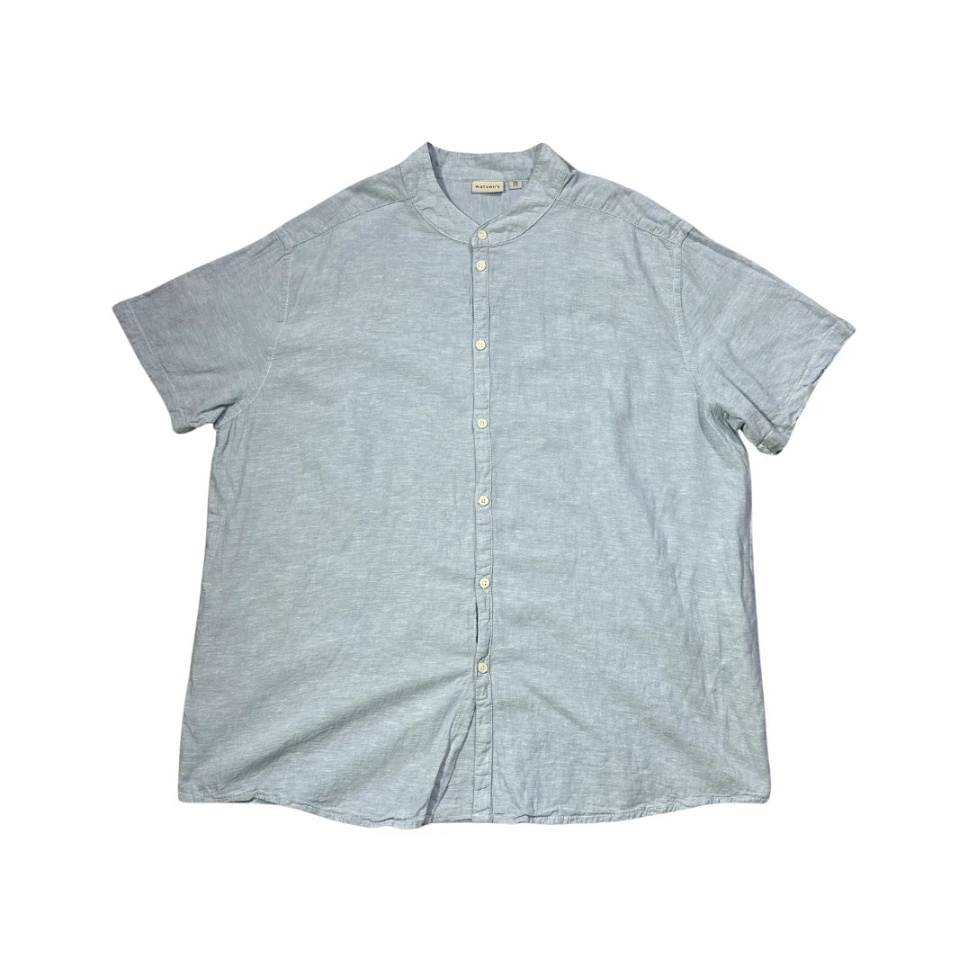 Watson's® Light Blue Mandarin Collar Shirt(3xl)